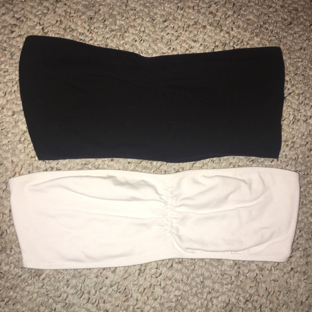 Nollie Cotton Bandeau - Black and While - Large